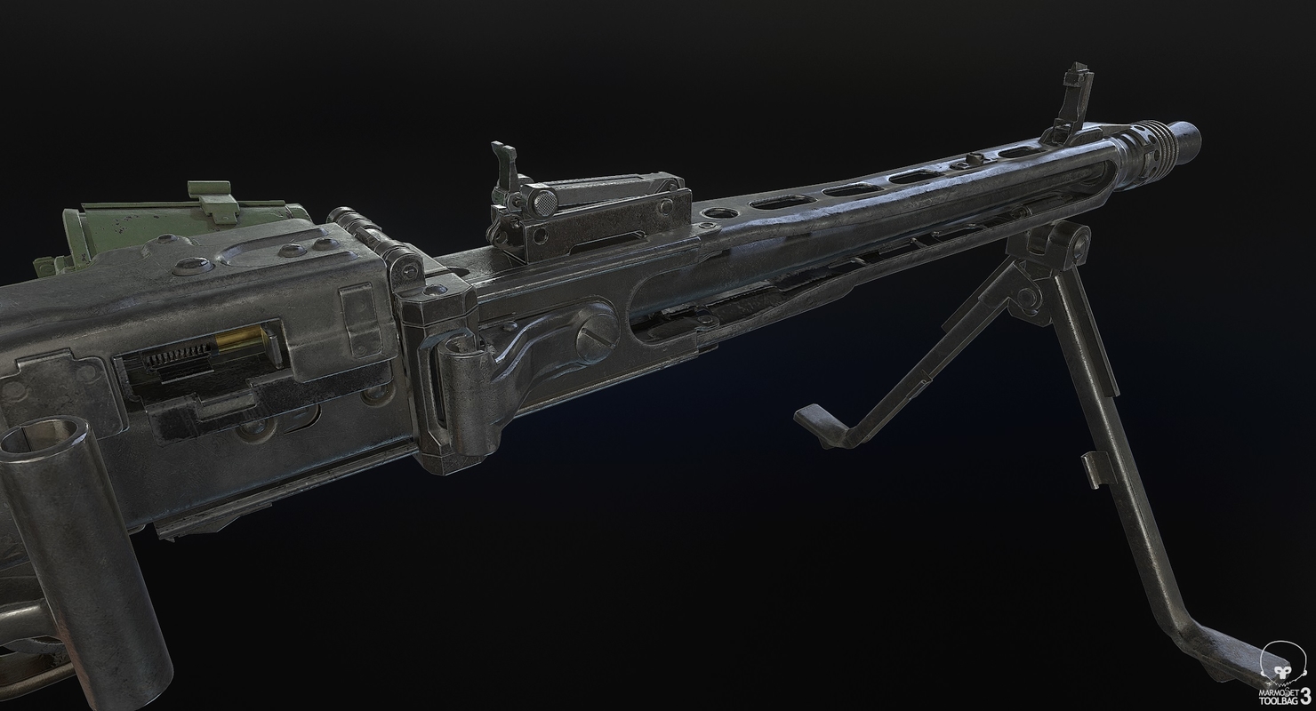 3D model mg42 asset world - TurboSquid 1204282