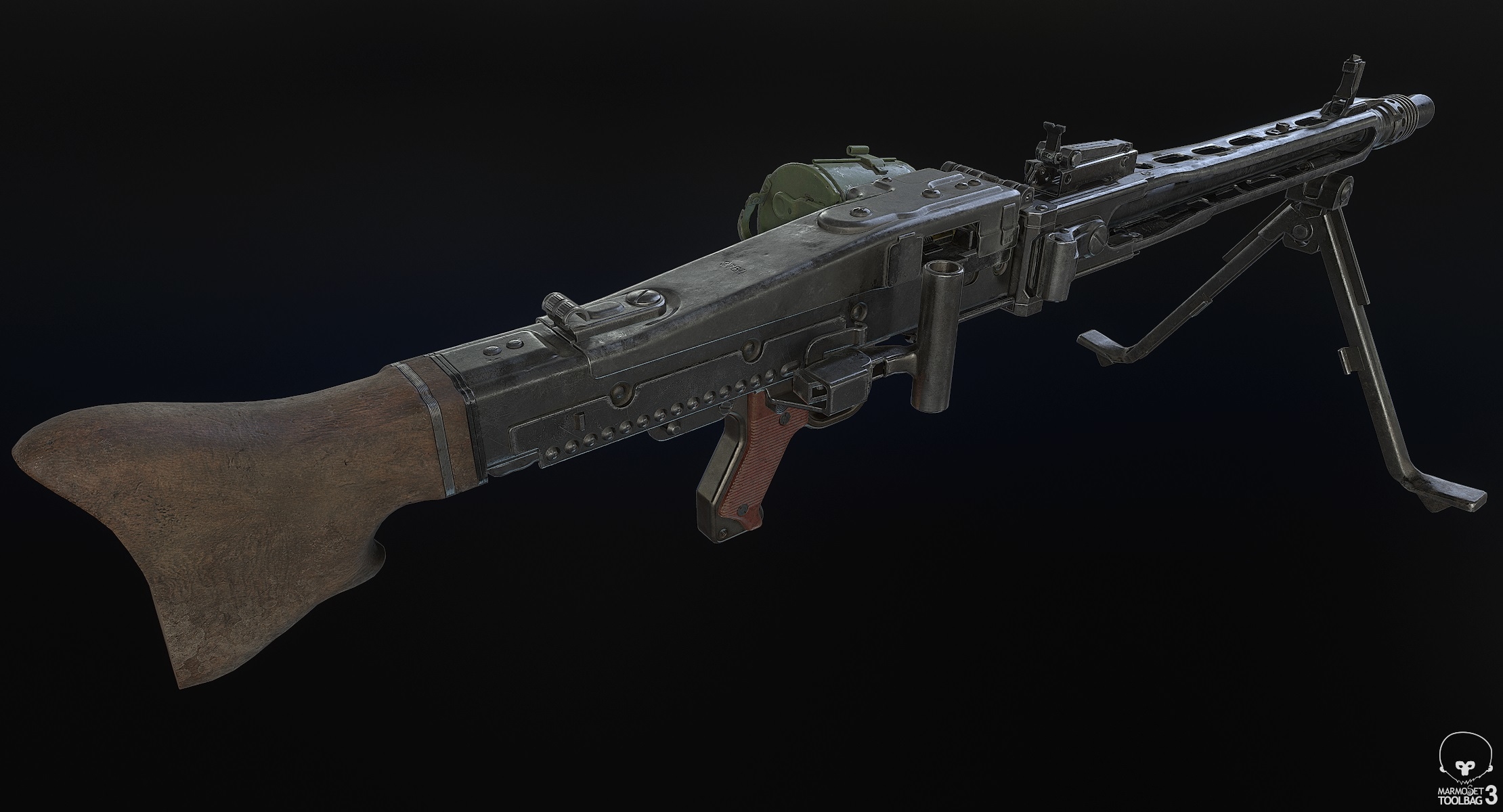 3D model mg42 asset world - TurboSquid 1204282