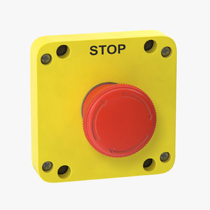 button 01 14 3D model