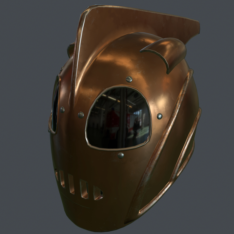 Rocketeer helmet 3D - TurboSquid 1204779