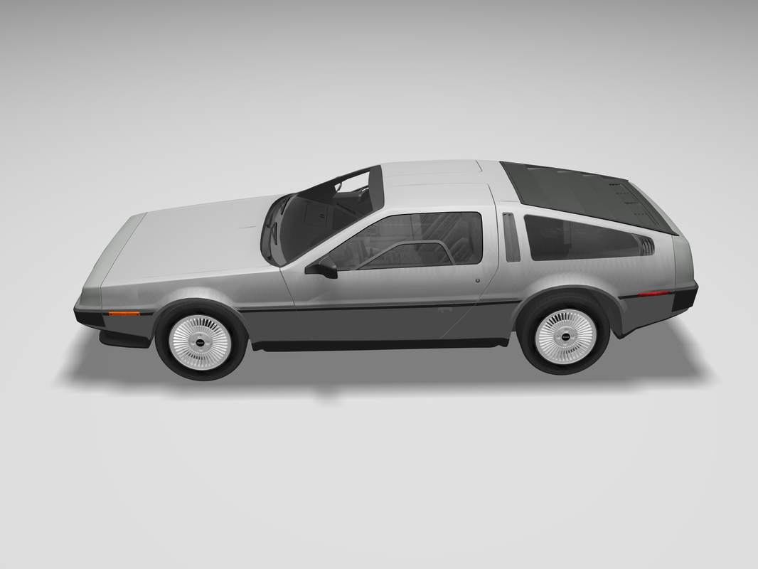 Delorean dmc-12 3D model - TurboSquid 1204784