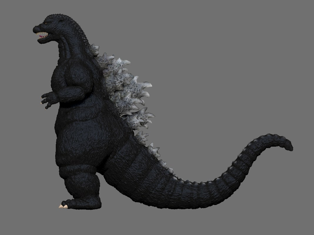 free rigged 3d blender for models Godzilla  3D TurboSquid model 1205007