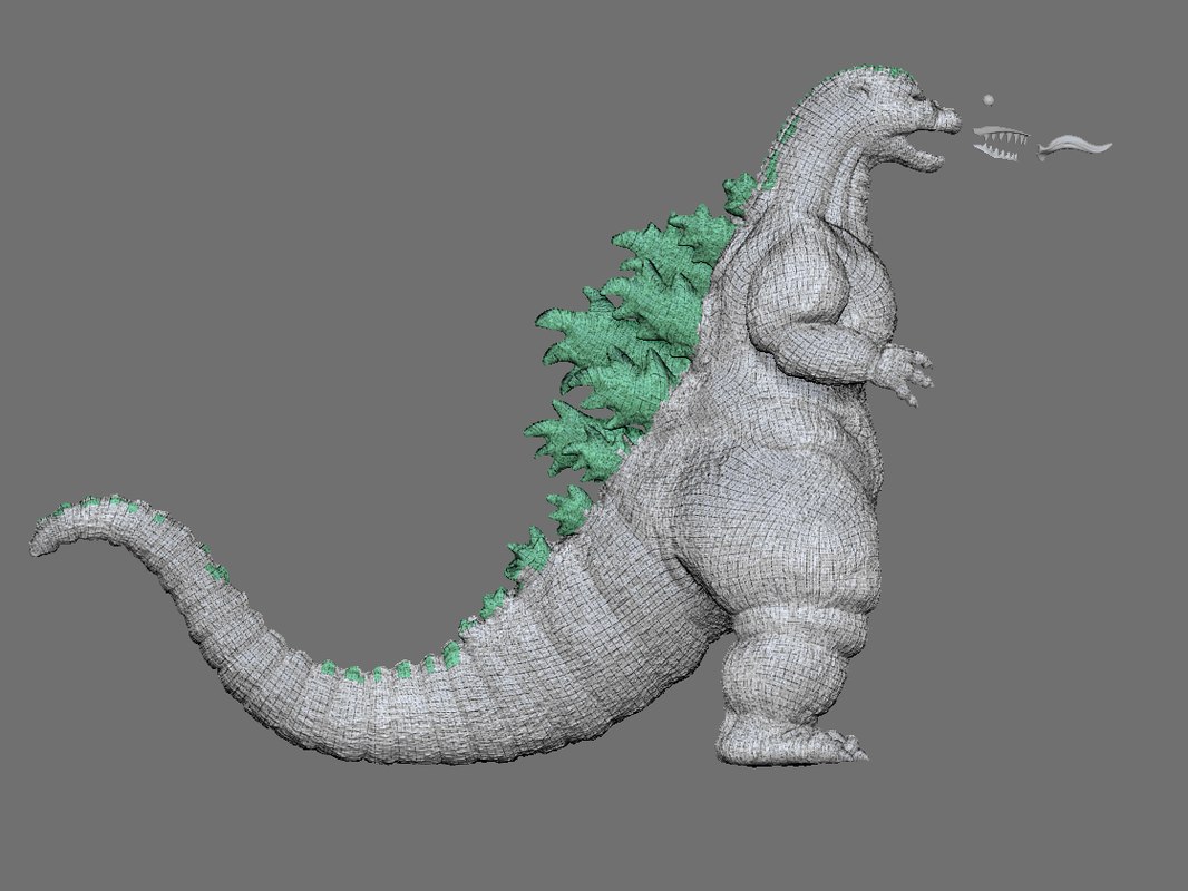 Godzilla 3d Model - Turbosquid 1205007