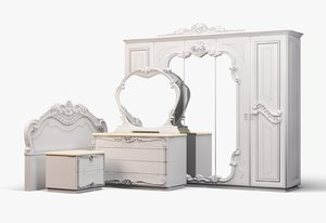 3D classic bedroom set