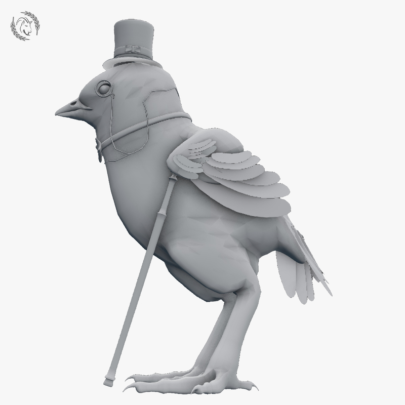 3D chicken lord - TurboSquid 1205197