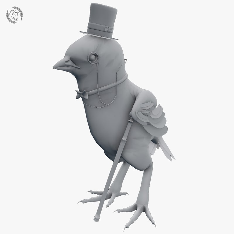 3D chicken lord - TurboSquid 1205197