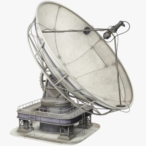 satellite dish 3D model