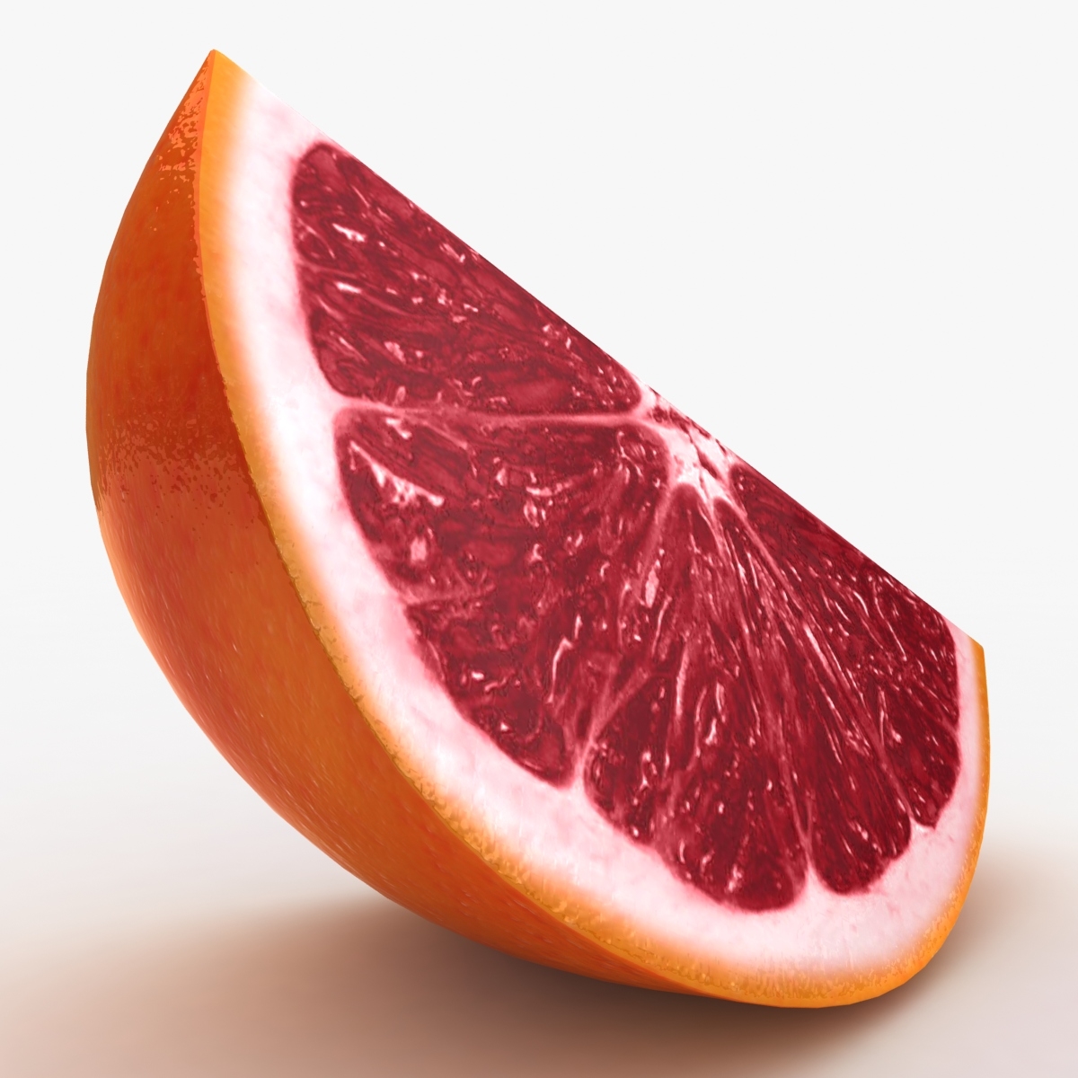 realistic blood orange slice model