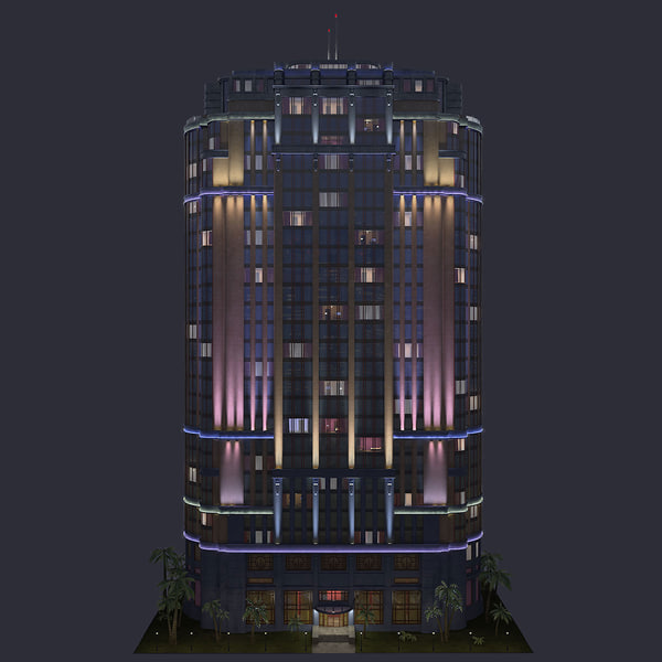casino building 3d model