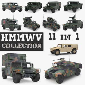 hmmwv m998 humvee 3D model