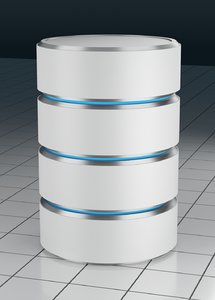 server database 3D model
