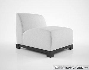 3D robert langford windsor armchair
