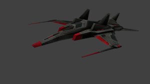 3D fighter jet