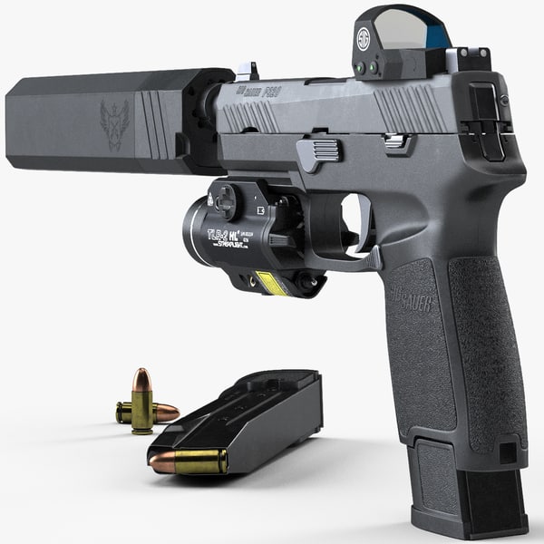 3d Sig Sauer P3 Carry Turbosquid