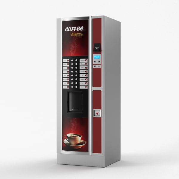 modelo 3d Máquina expendedora de café - TurboSquid 1205769
