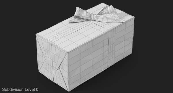 3D gift box paper 7 - TurboSquid 1205875