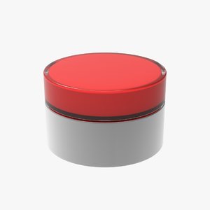 red push-button model