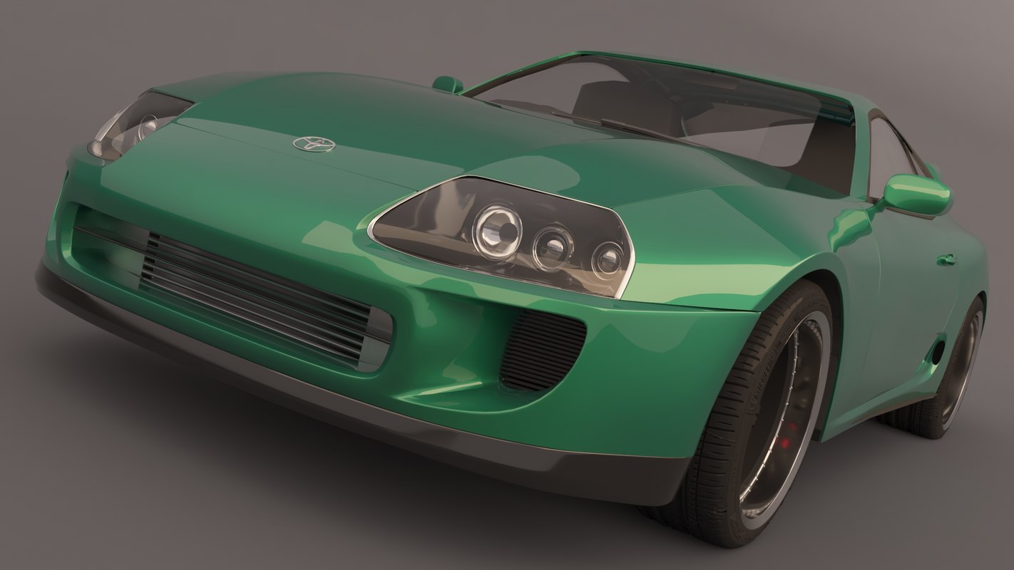 Toyota supra 3d model