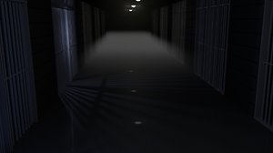 3D jail scene