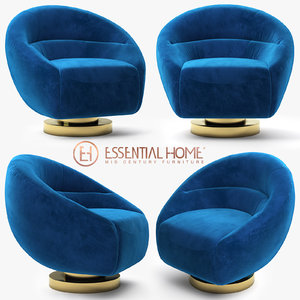 essential home mansfield armchair 3D
