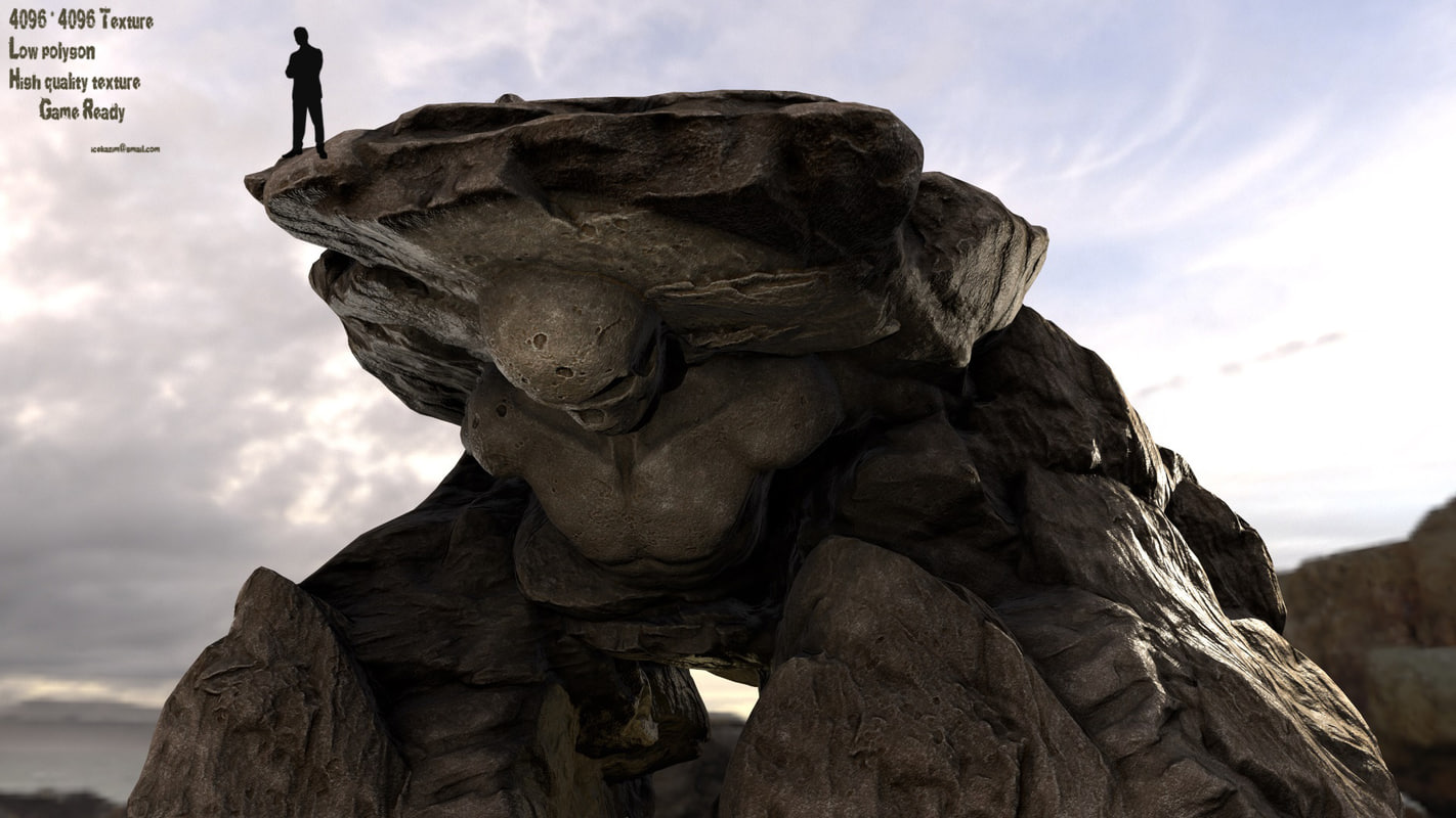 头骨洞穴3d模型