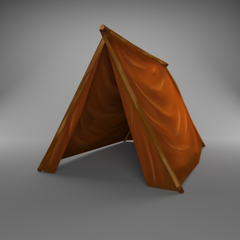 Tent games model TurboSquid 1206578