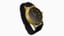 3D gold watch wristwatch