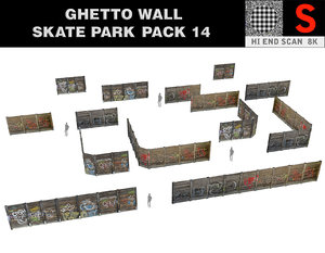 ghetto wall - skate park model