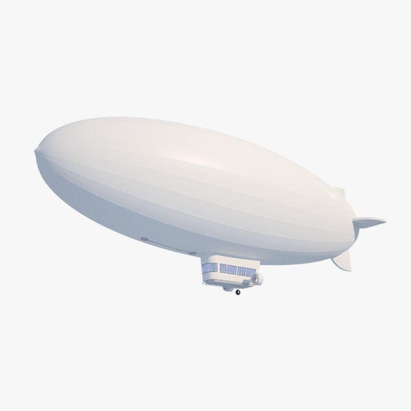 3D model blimp - hydrogen