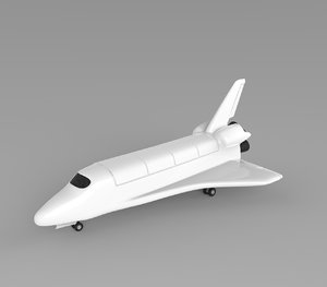 3D space shuttle model
