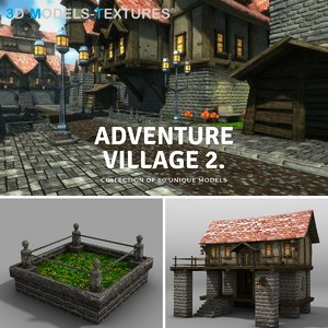 villages 3D model