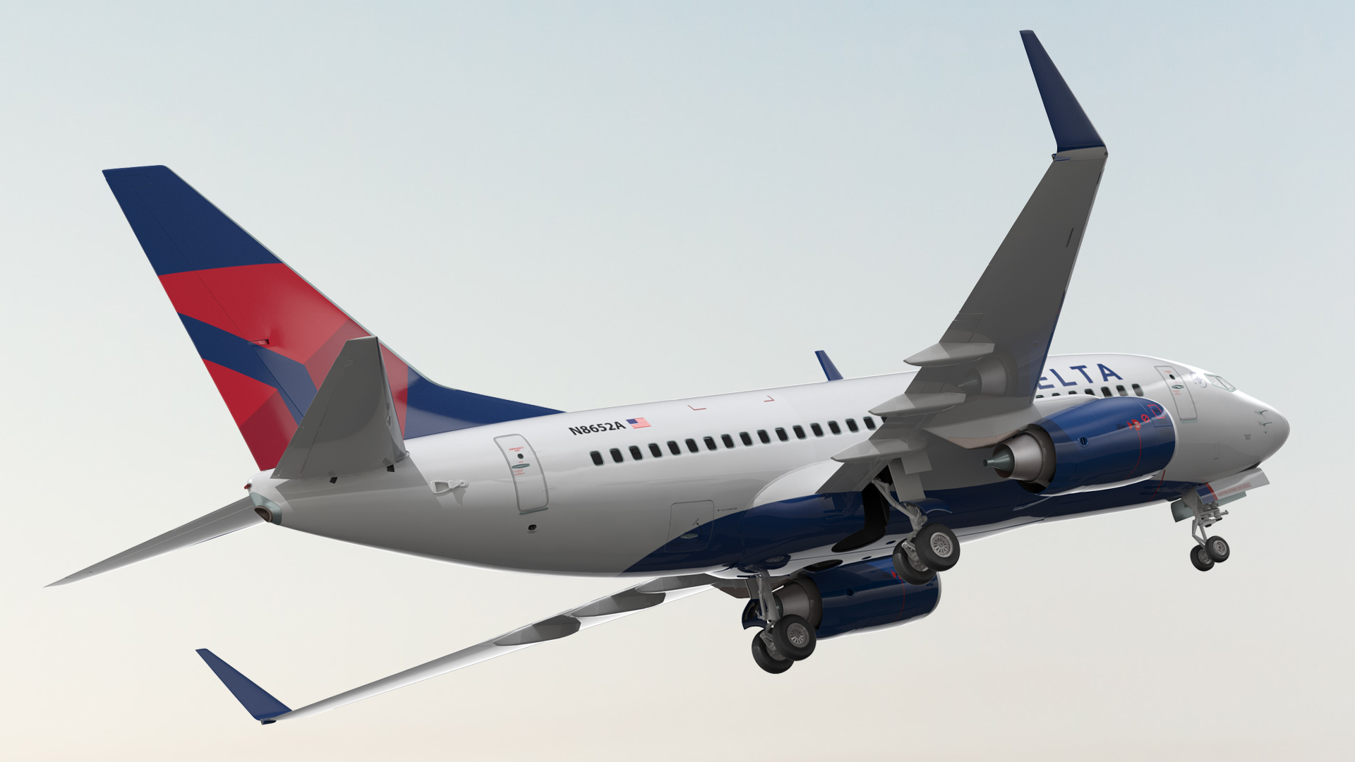 3D boeing 737-600 delta airlines - TurboSquid 1206851