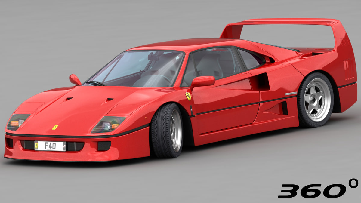 Ferrari f40 3d model