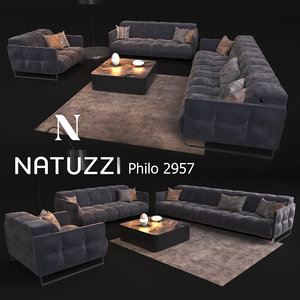 Natuzzi 3d Models For Download Turbosquid