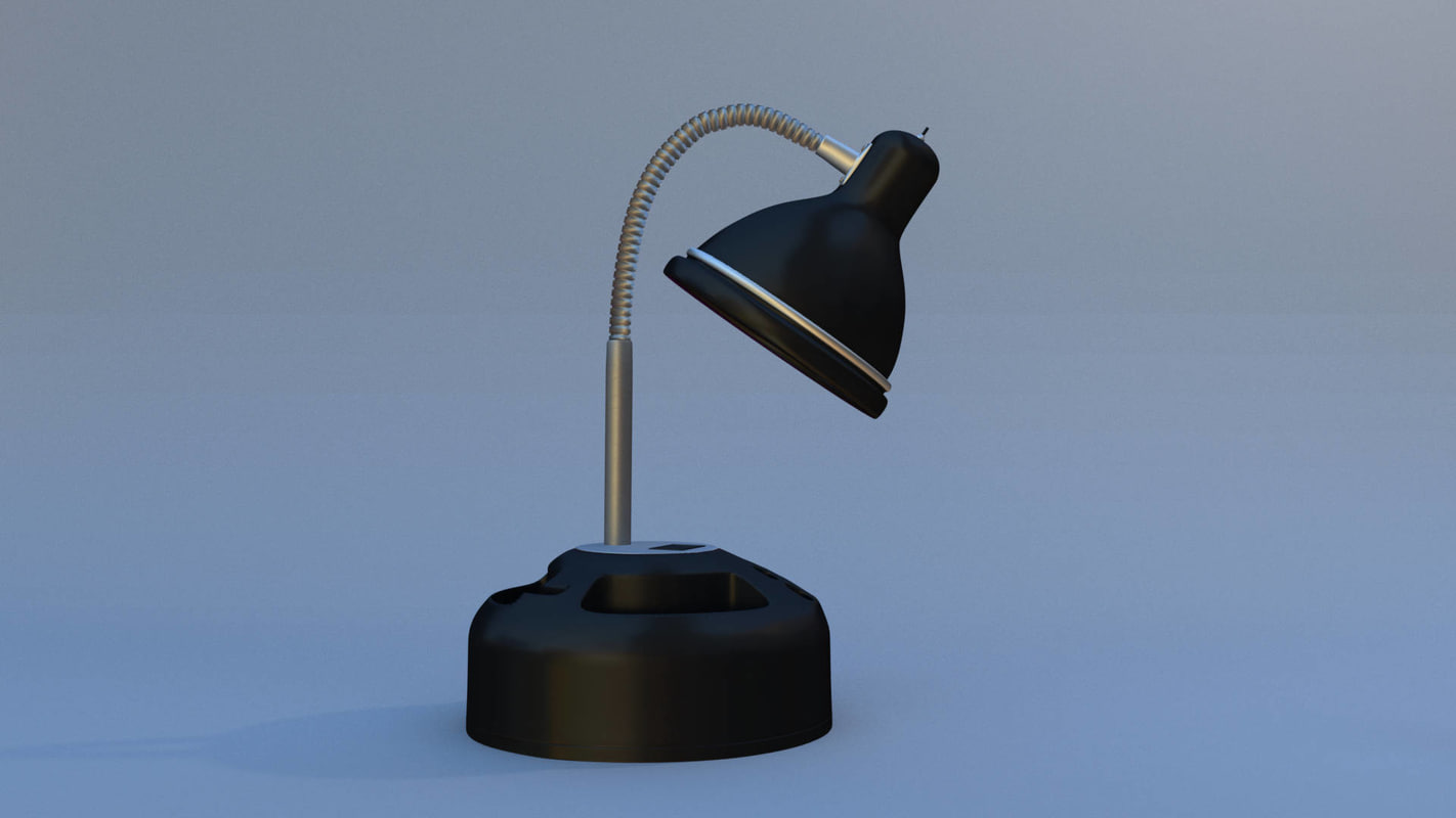 Lamp rigged blender model TurboSquid 1206982