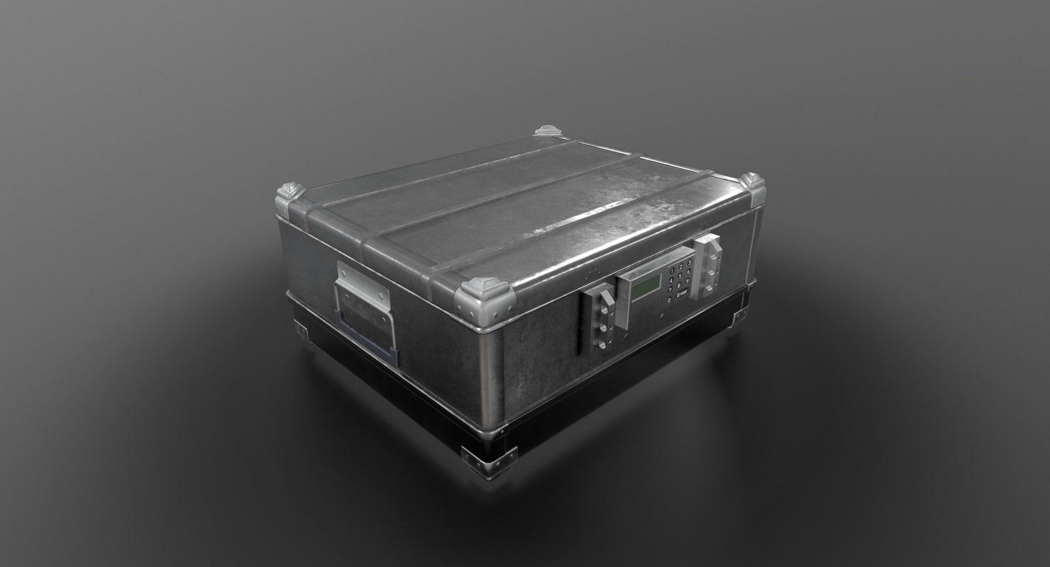 Box combination lock 3D TurboSquid 1207134