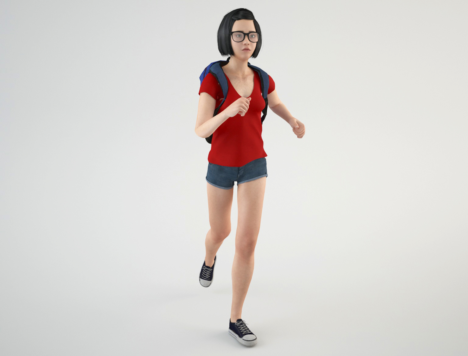 teenager 3d model