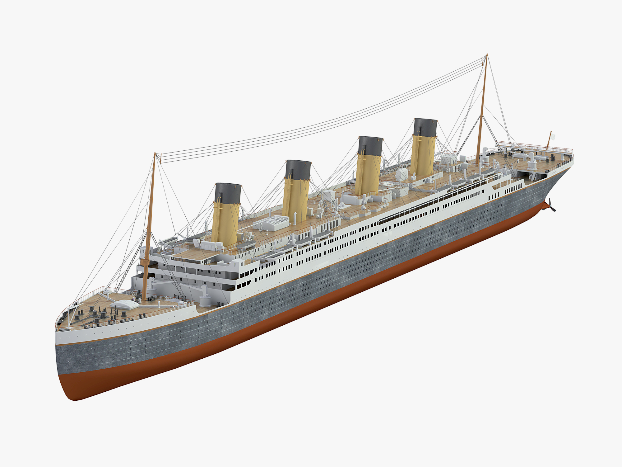 Rms Titanic 3d Model Wip Vasilije Ristovic Titanic Ship Titanic ...