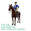 swedish dragoon horse saddle 3D model