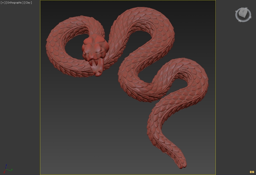 兵马俑蛇3d模型