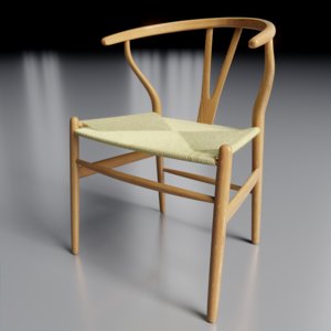 3D wishbone chair