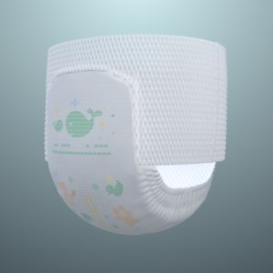 baby diaper 3D model