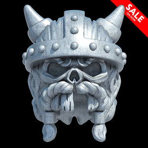 viking skull 3D