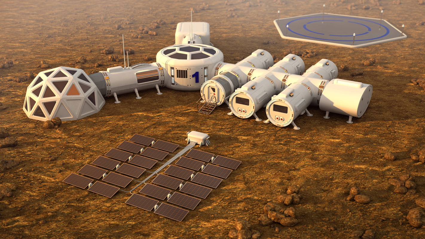 Colony Mars 3d Turbosquid 1207834