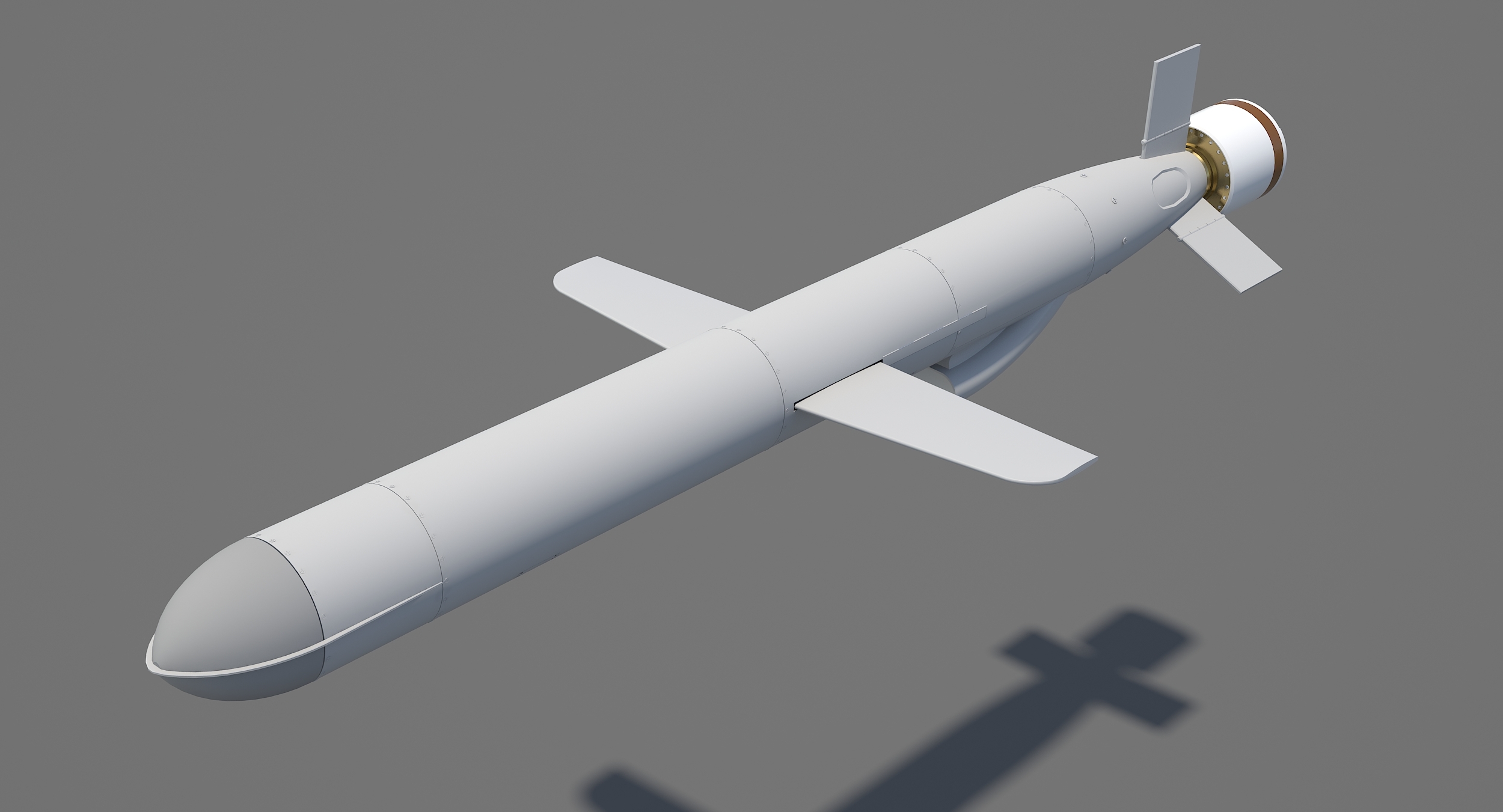 Bgm-109g Block Iv Tomahawk Missile 3D Model - TurboSquid 1207974