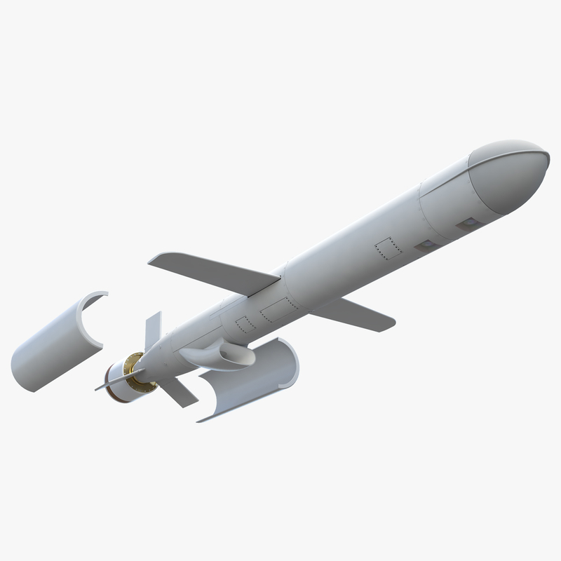 Bgm-109g Block Iv Tomahawk Missile 3D Model - TurboSquid 1207974