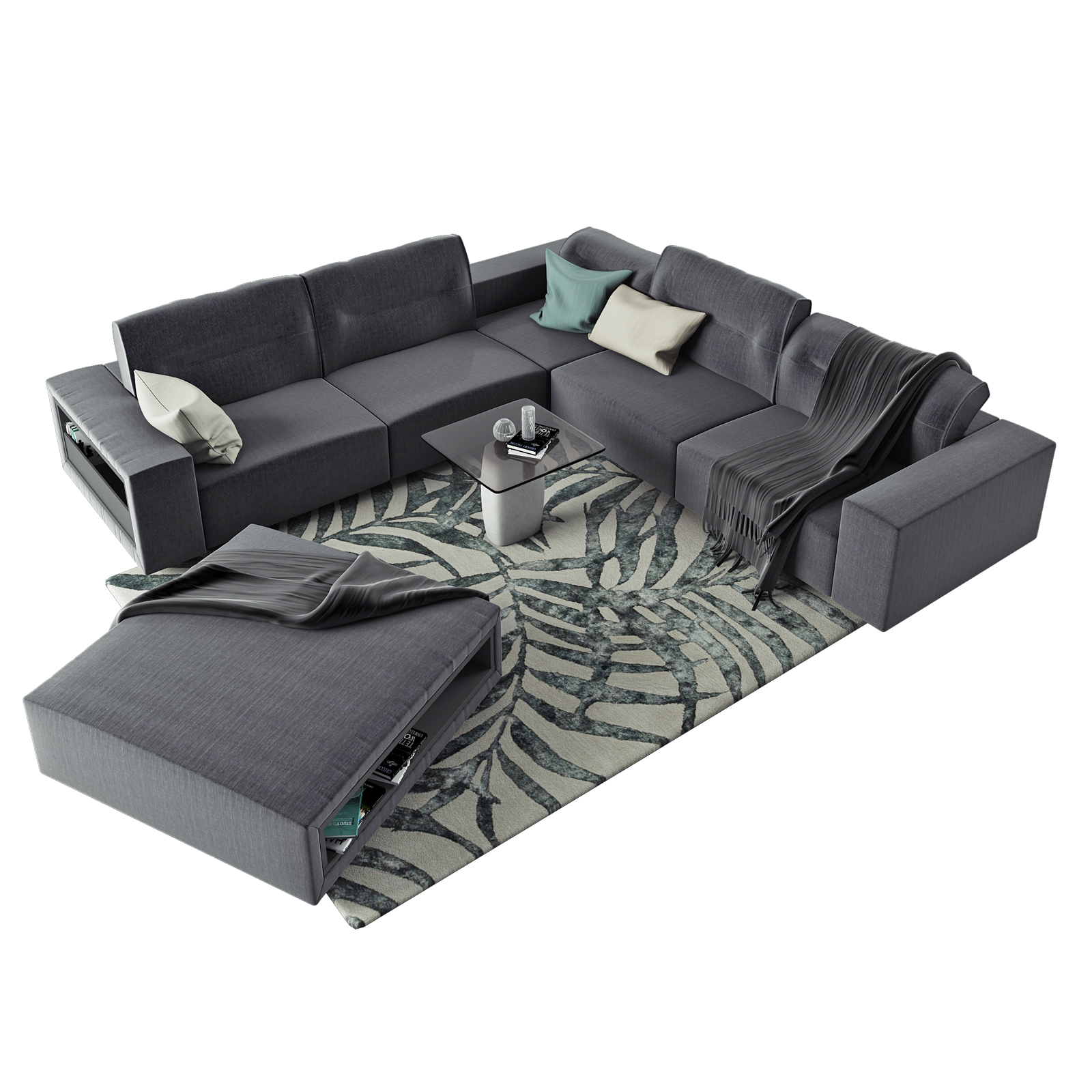 Boconcept Hampton Corner Sofa In Fabric