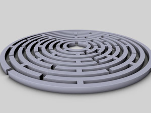 circular maze 3D