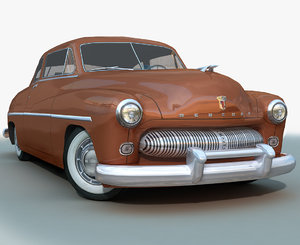 3D model 1949 mercury sedan
