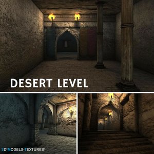 desert level 3D model